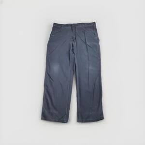 Carhartt FRB159 DNY Flame Resistant Pants 42x30 Navy CAT 2 Original Fit Workwear